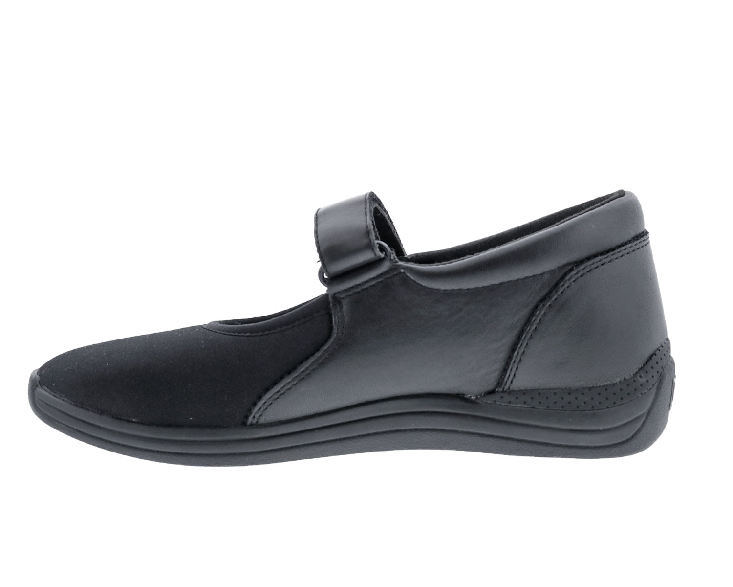 MAGNOLIA Black Leather/Stretch