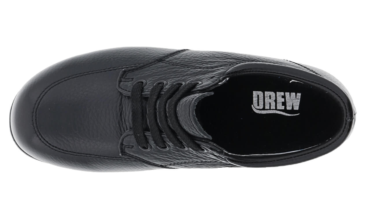 NEW VILLAGER Black Soft Pebble Leather