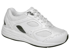 FLARE White Leather Perf/White Mesh