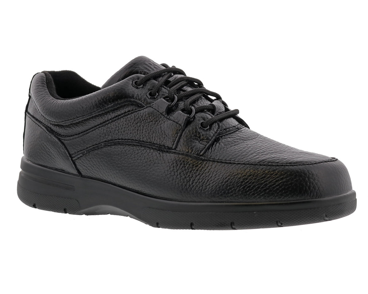 TRAVELER Black Tumbled Leather