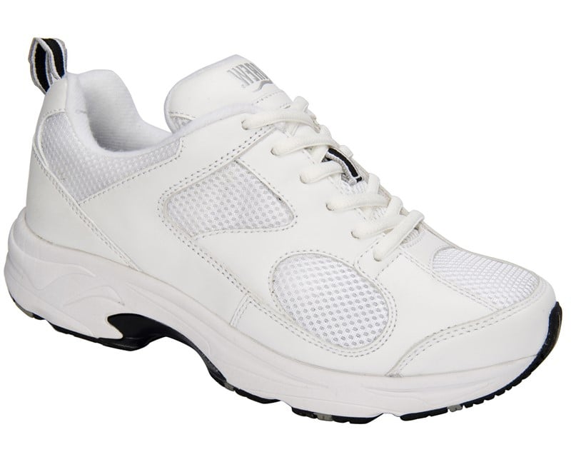 FLASH II White Leather/White Mesh