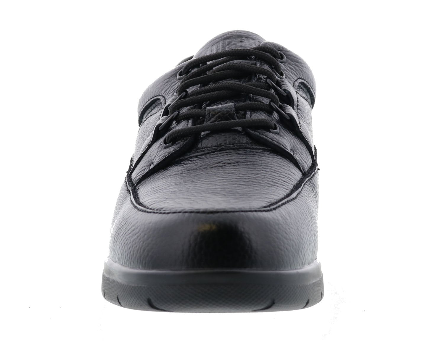 TRAVELER Black Tumbled Leather