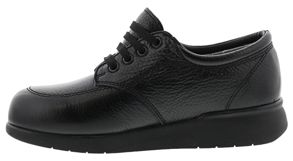 NEW VILLAGER Black Soft Pebble Leather