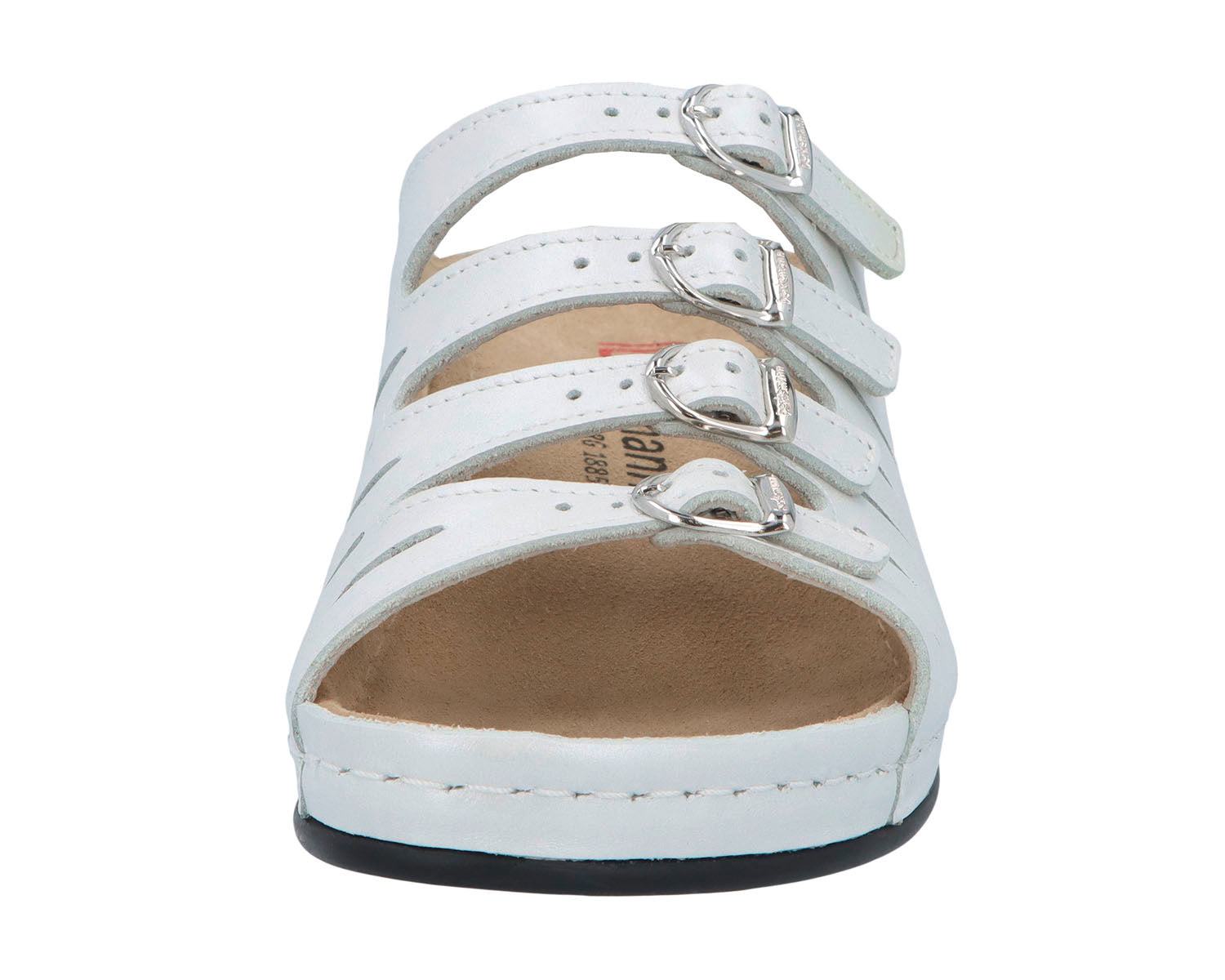HASSEL Silver White Perlato Leather