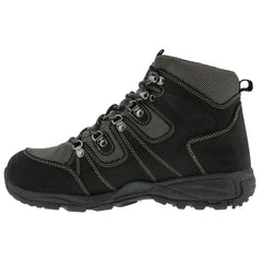 TREK Black Nubuck Leather