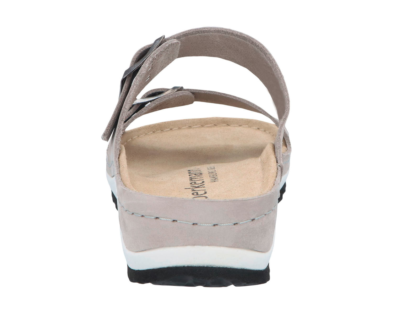 BELINA Light Grey Nubuck Leather