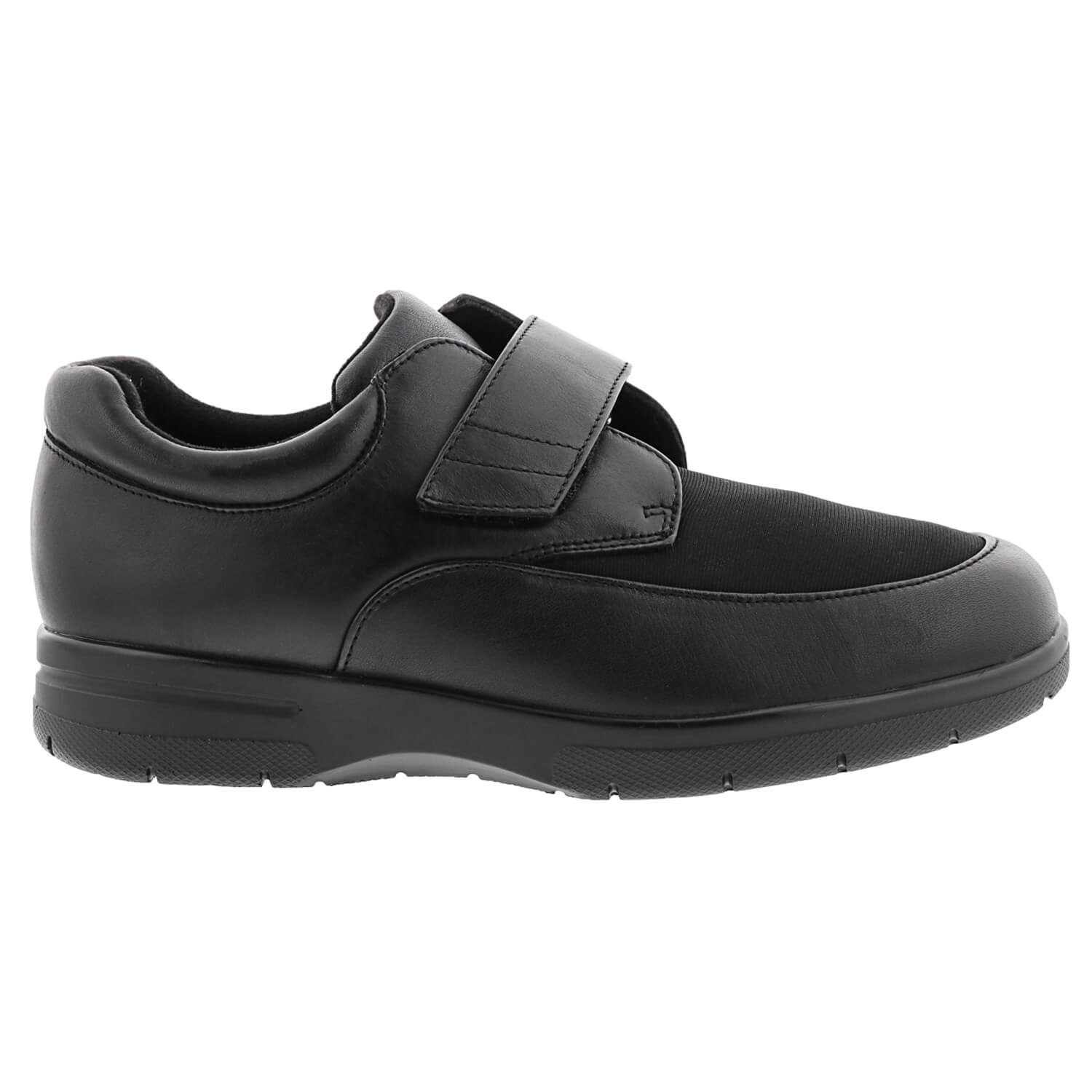 JOURNEY II Black Leather/Black Stretch