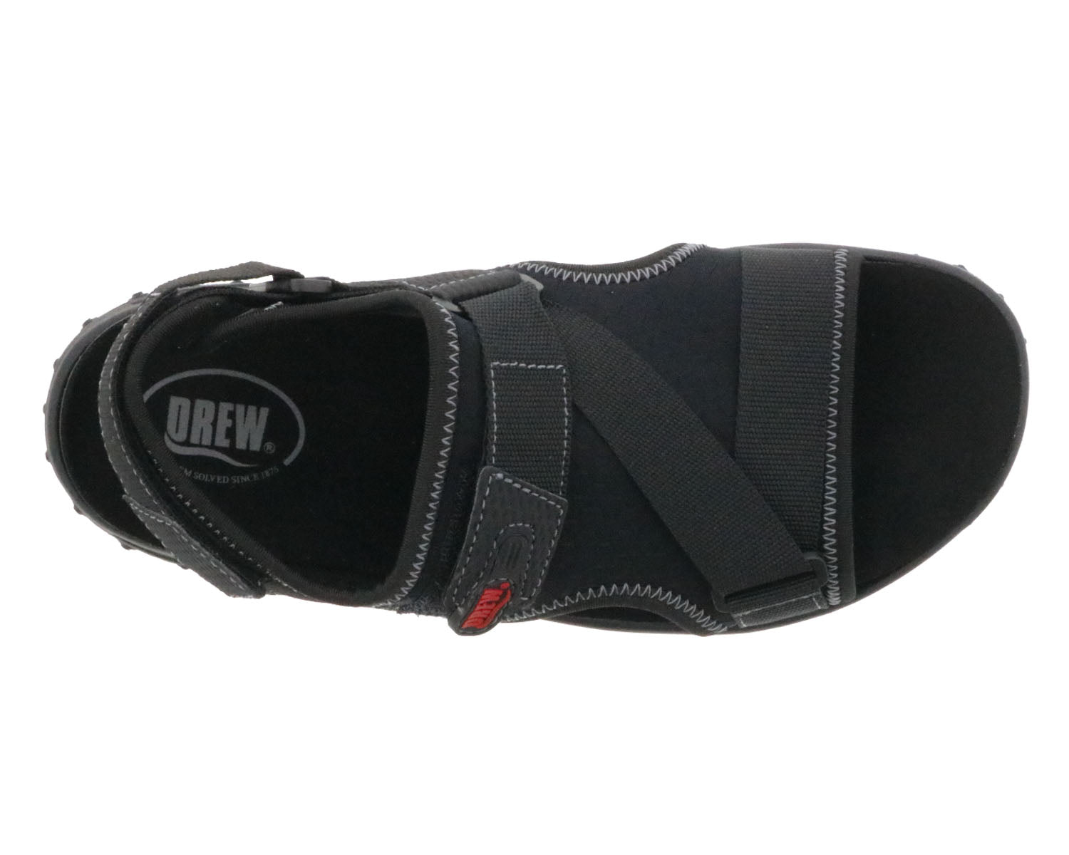 WANDER Black Leather/Stretch