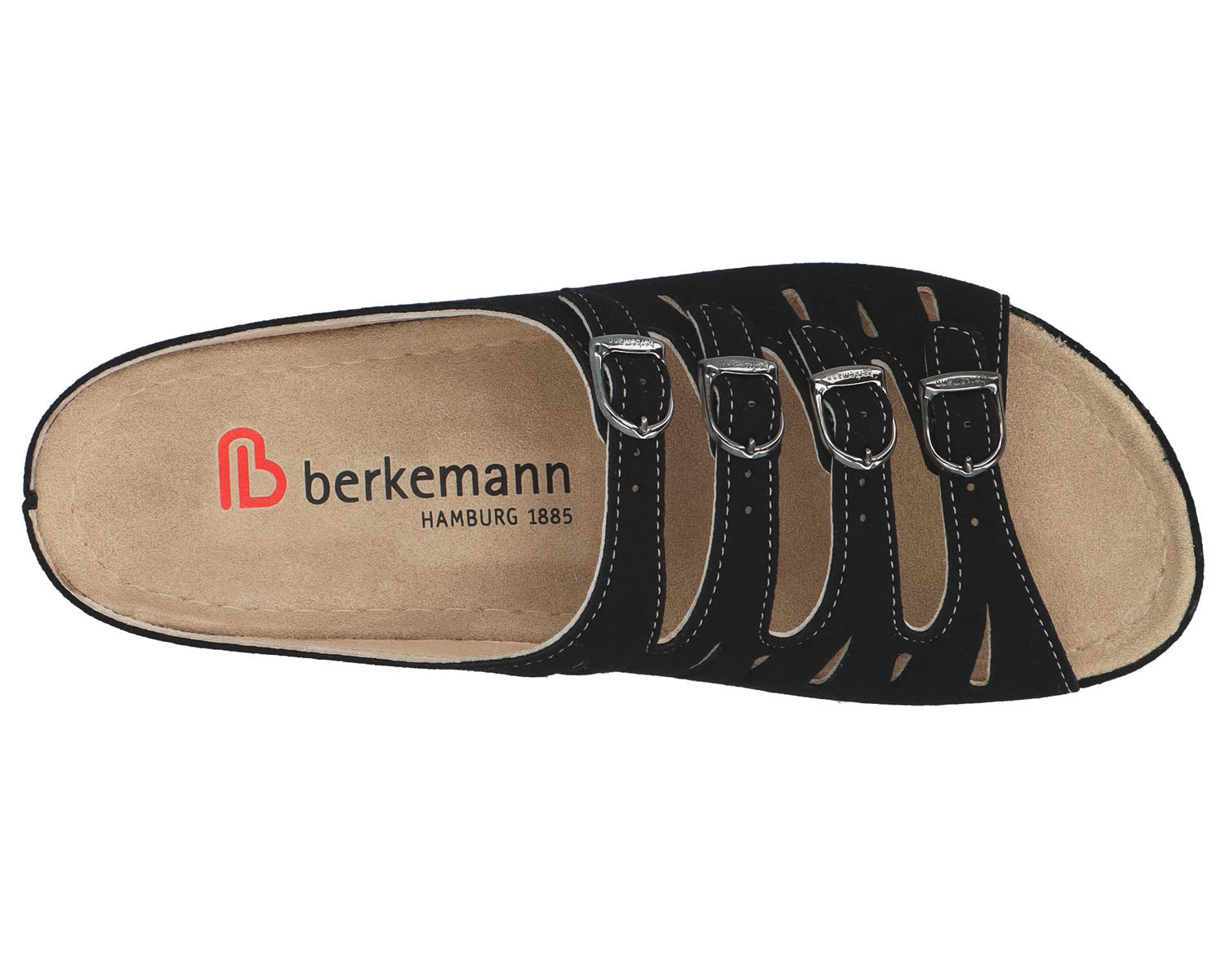 HASSEL Black Micro Nubuck Leather