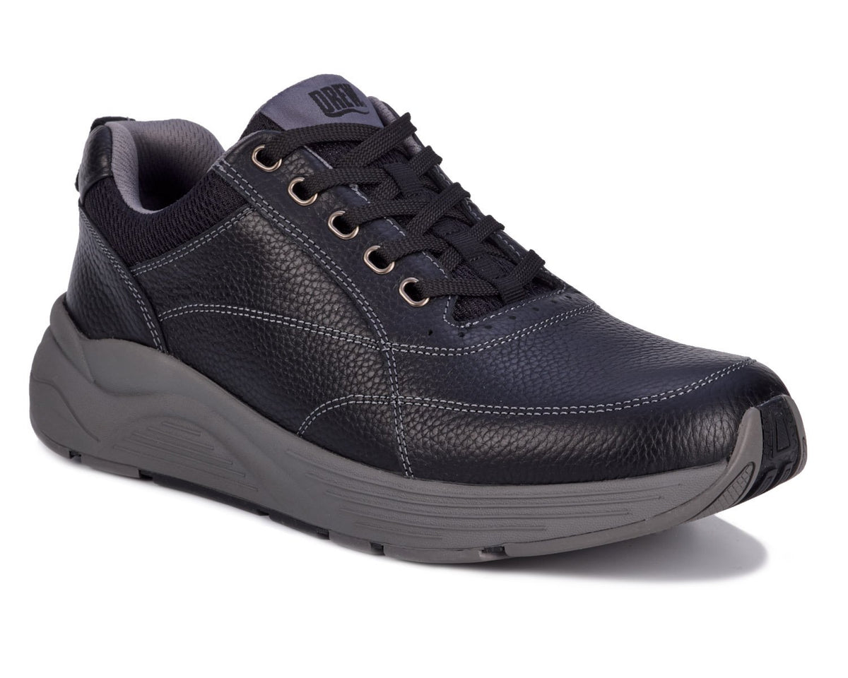 MAKER Black Pebbled Leather