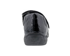 ROSE Black Croc Patent Leather