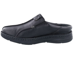 JACKSON Black Pebbled Leather