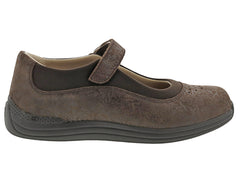 ROSE Brown Metallic Foil Leather