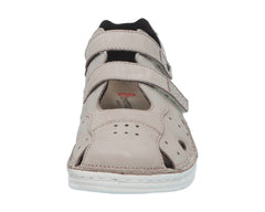 LARENA Gray Nubuck Leather