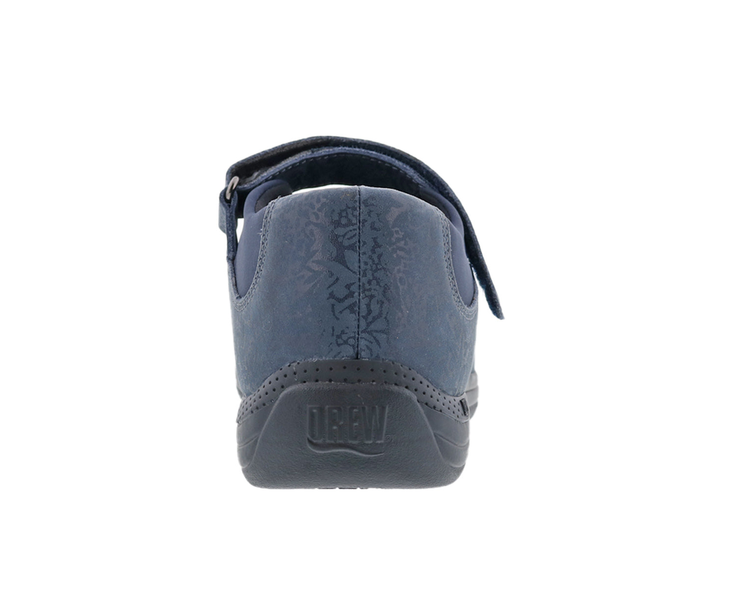 ROSE Navy Metallic Foil Leather