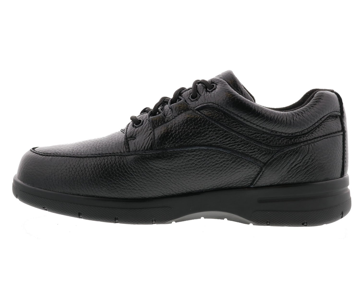 TRAVELER Black Tumbled Leather