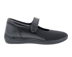 MAGNOLIA Black Leather/Stretch