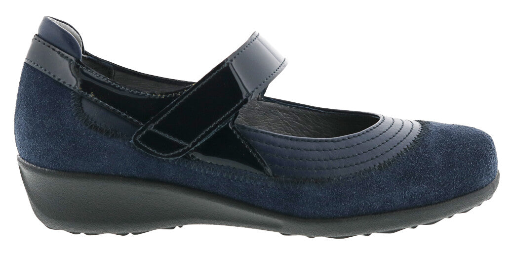 GENOA Navy Suede Combo