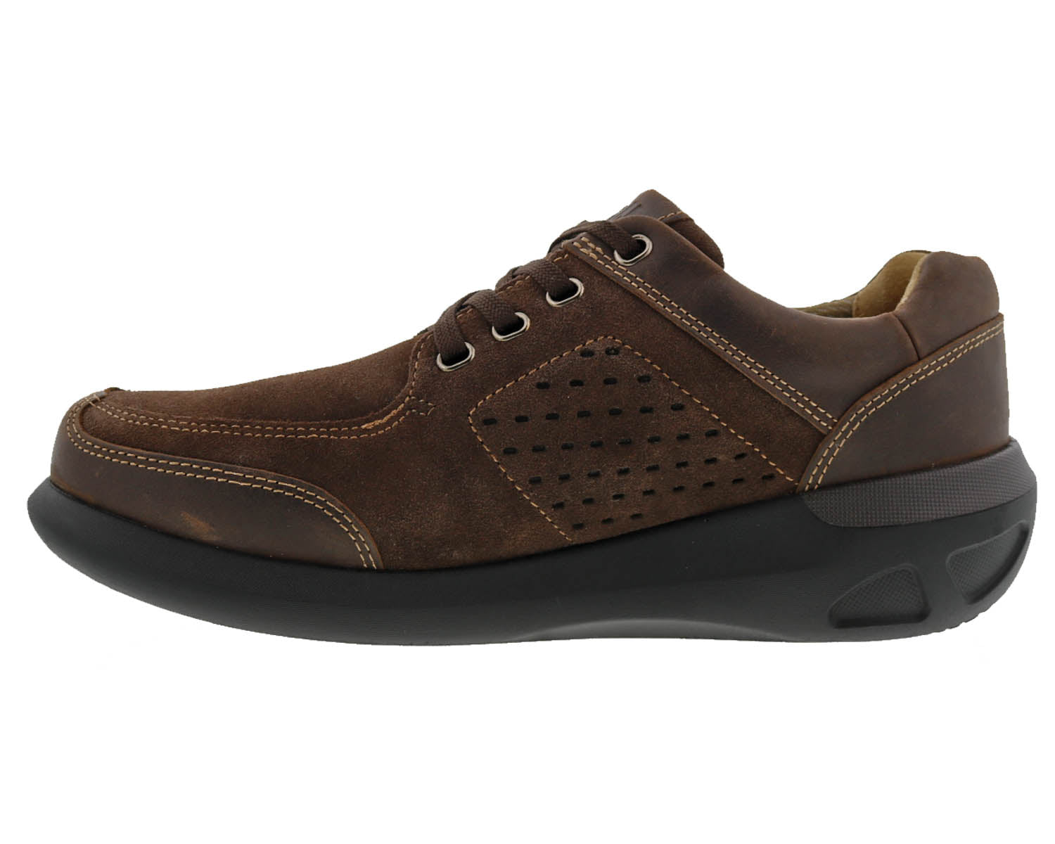 MILES Brown Suede Leather
