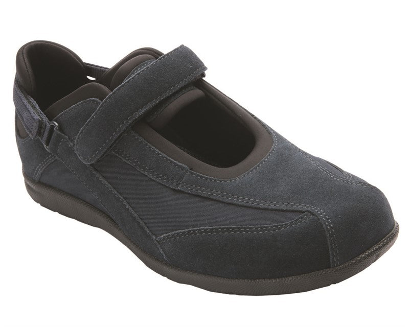 JOY Navy Suede/ Stretch