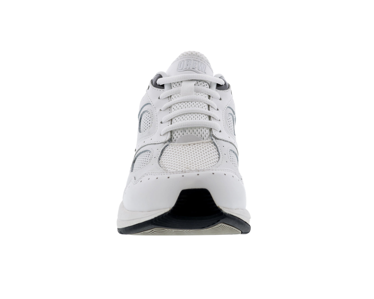 FLARE White Leather Perf/White Mesh