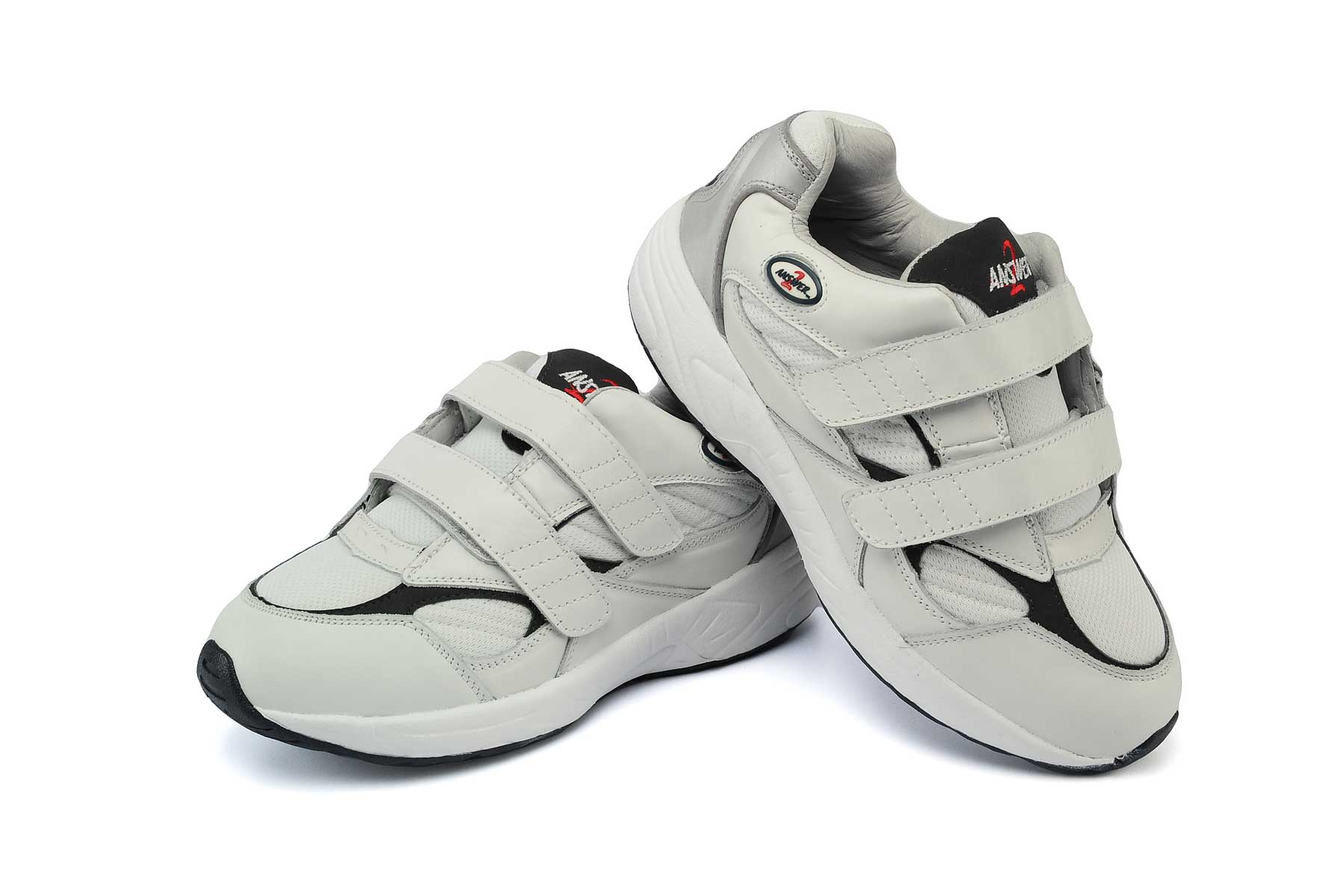 554-V - Answer2 Men's Athletic Walking Shoes White/Navy