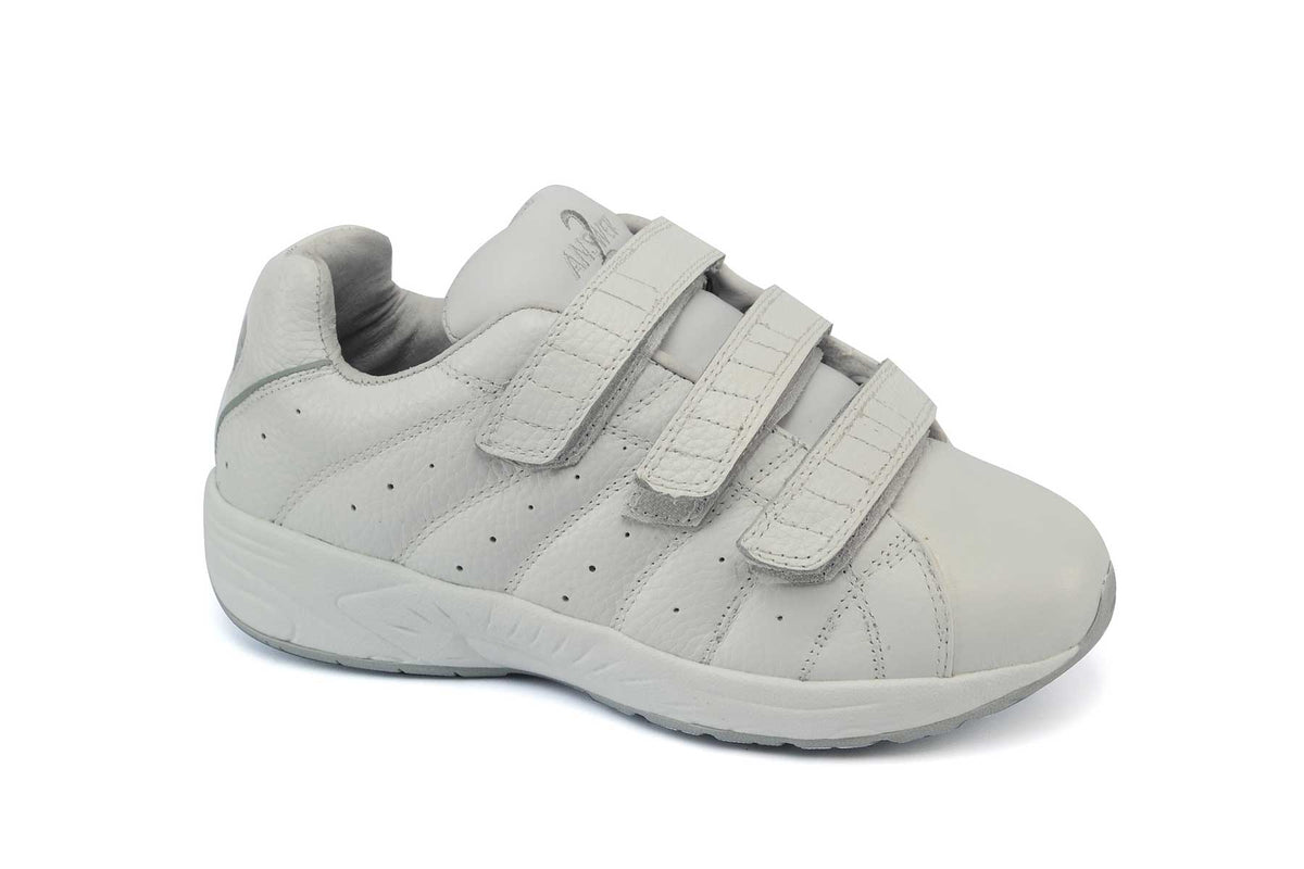 558 - Answer2 Men's Athletic Walking Shoes White/Silver