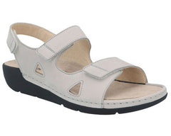 LEONA Grey Nubuck Leather