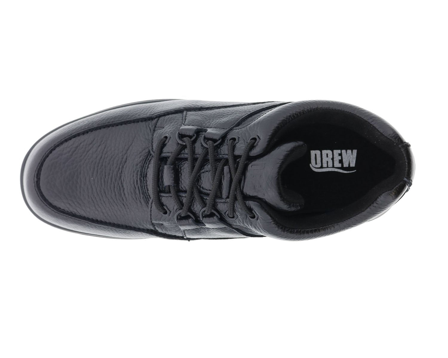 TRAVELER Black Tumbled Leather