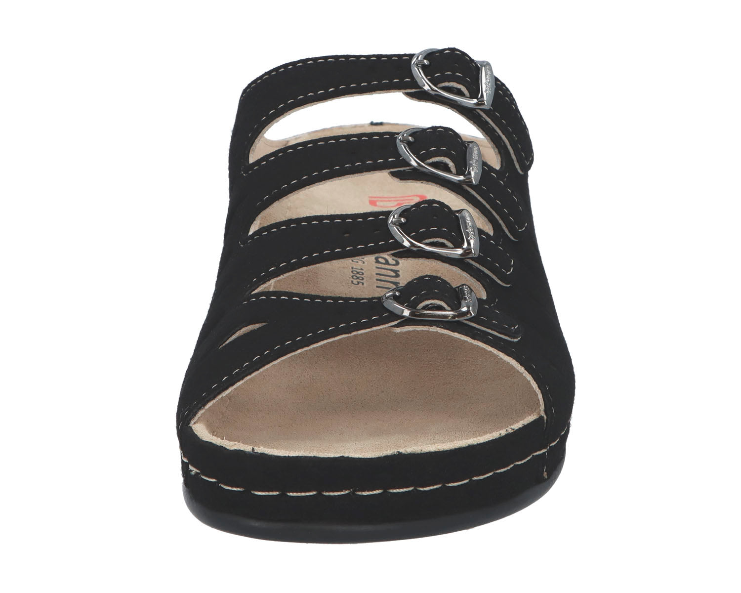HASSEL Black Micro Nubuck Leather