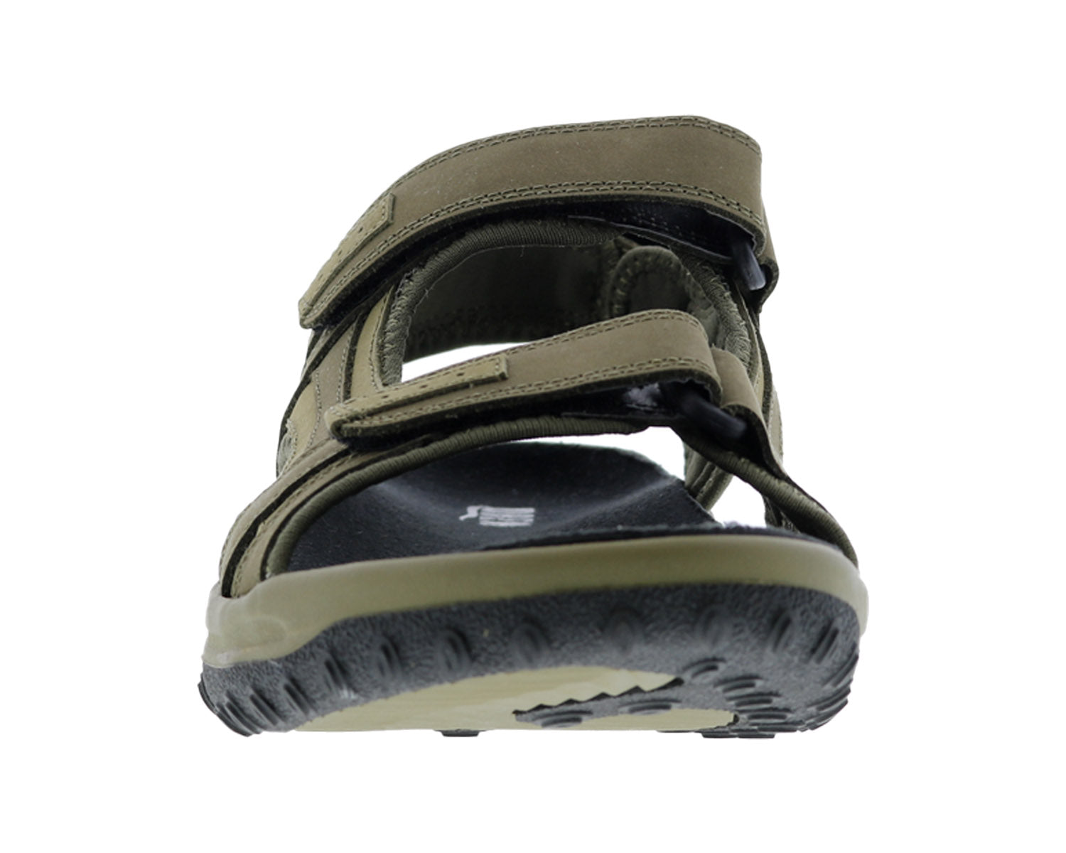 WARREN Olive Leather/Stretch
