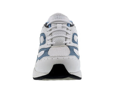 FLARE White Blue Leather / White Mesh