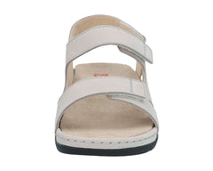 LEONA Grey Nubuck Leather