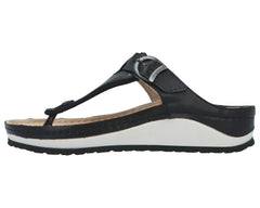 MILA Black Calfskin Leather