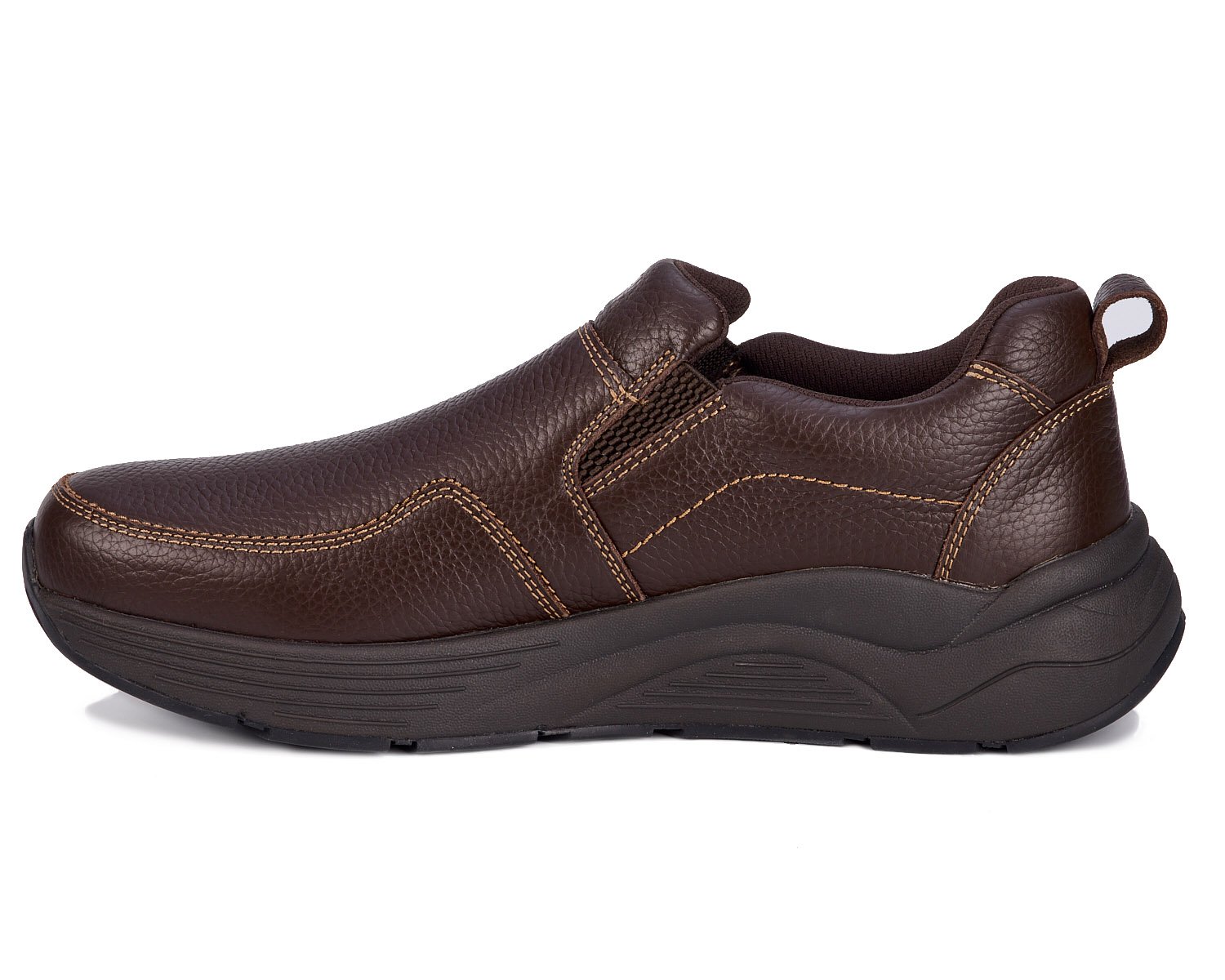 MATCH Brown Pebbled Leather