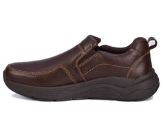 MATCH Brown Pebbled Leather