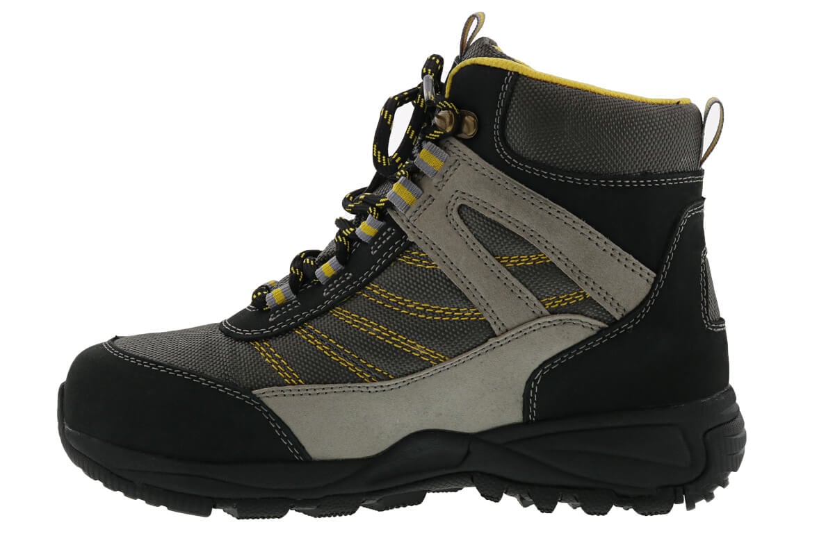 GLACIER Black/Grey Nubuck Leather