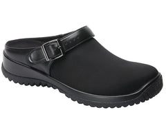 SAVANNAH Black Leather / Black Stretch