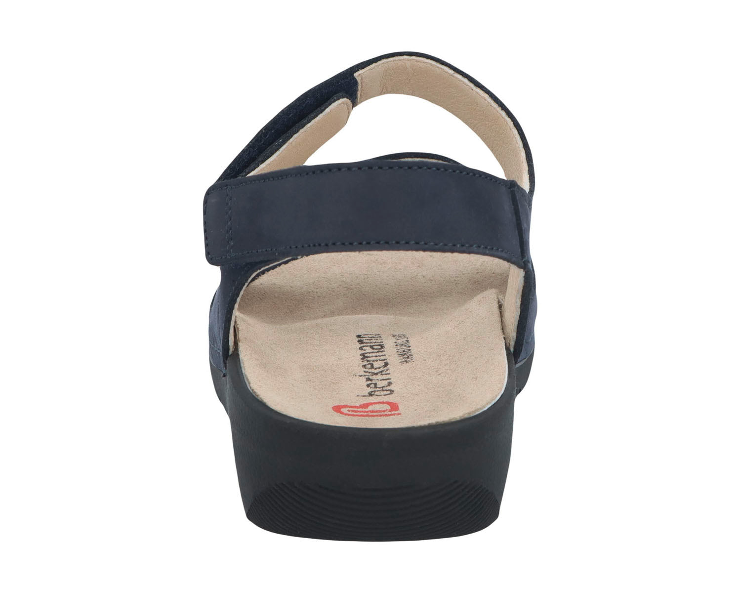 LEONA Navy Nubuck Leather