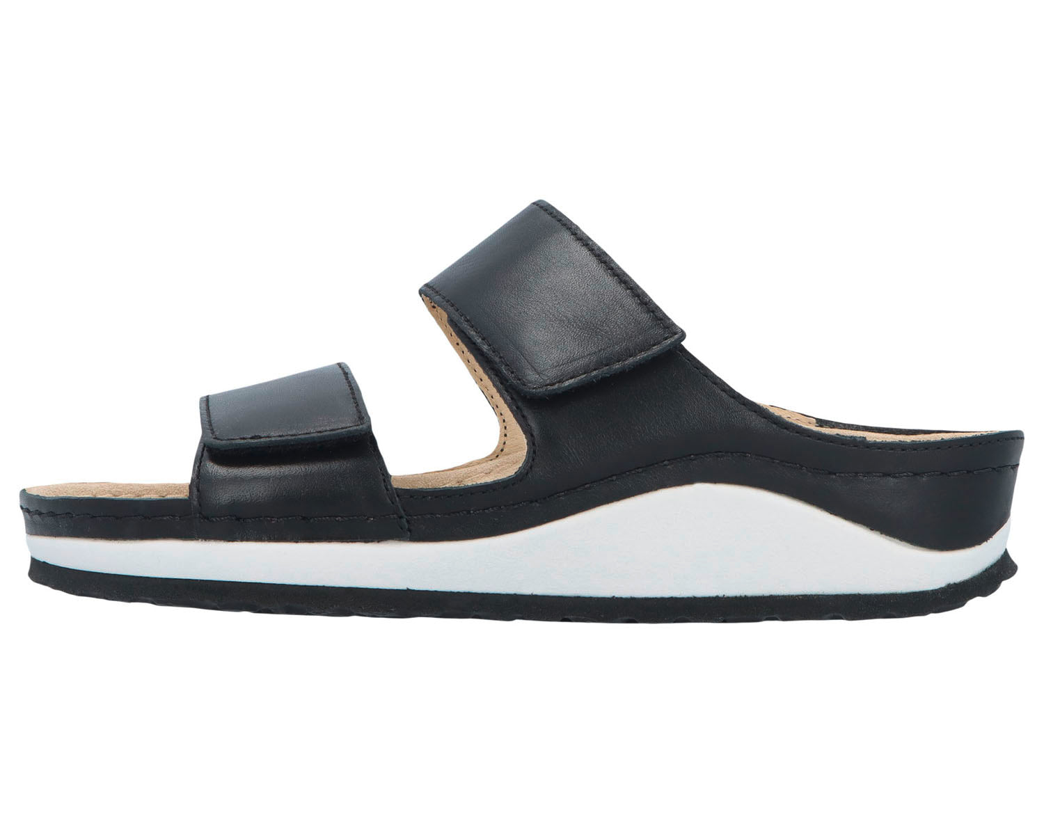 SIRENA Black Calfskin Leather