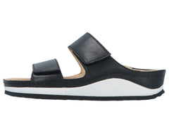 SIRENA Black Calfskin Leather
