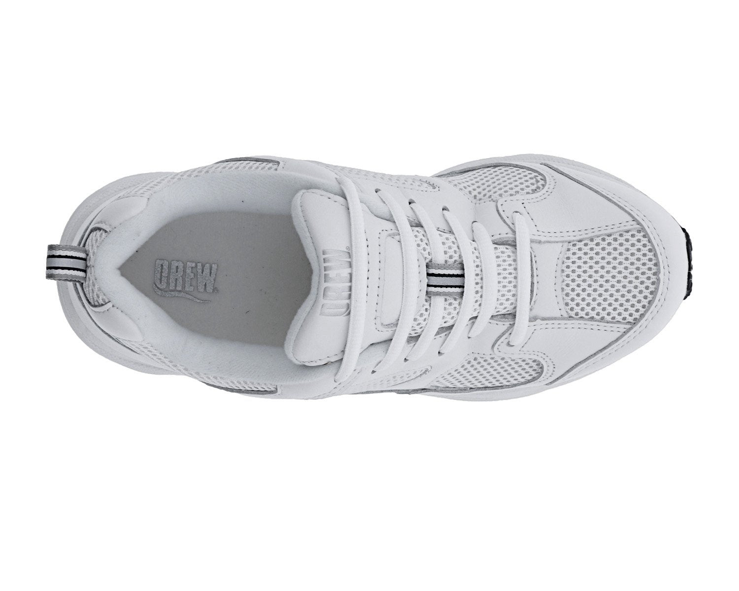 FLASH II White Leather/White Mesh