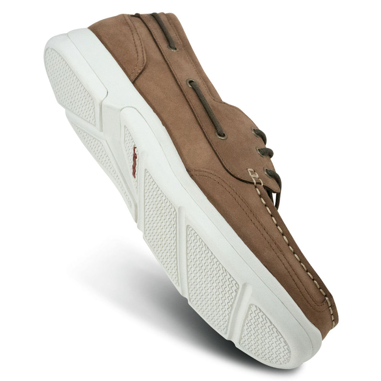 Men's Orthopedic Boat Shoe - Light Brown