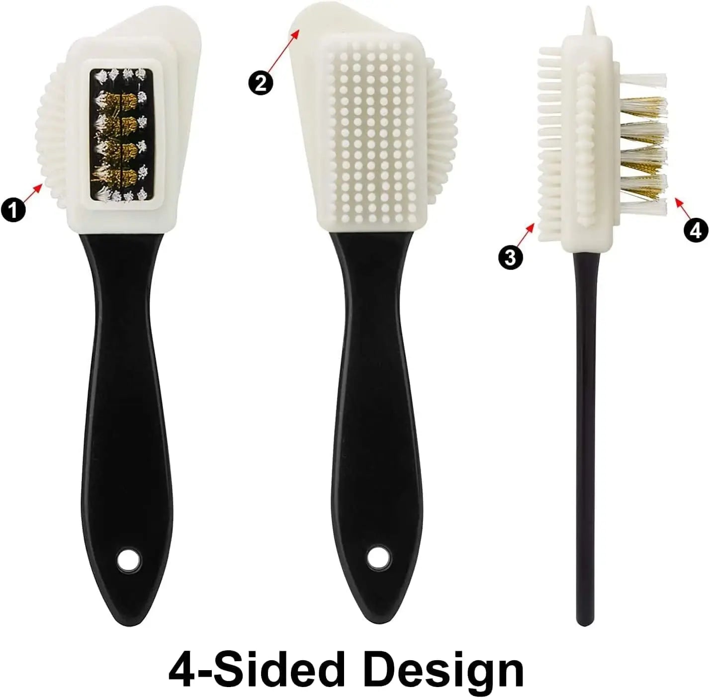 3-Sided Cleaning Shoe Brush for Suede & Nubuck