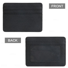 Mini Lizard Pattern  Leather ID Card Holder