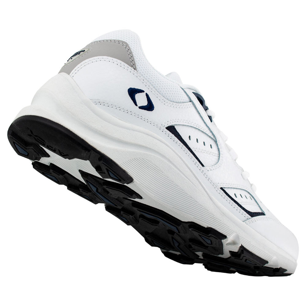 Men's Lace Walking Shoe V Last - White/Blue