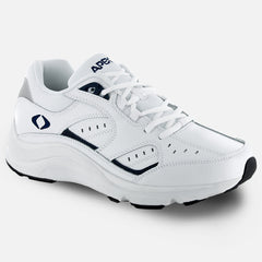 Men's Lace Walking Shoe V Last - White/Blue