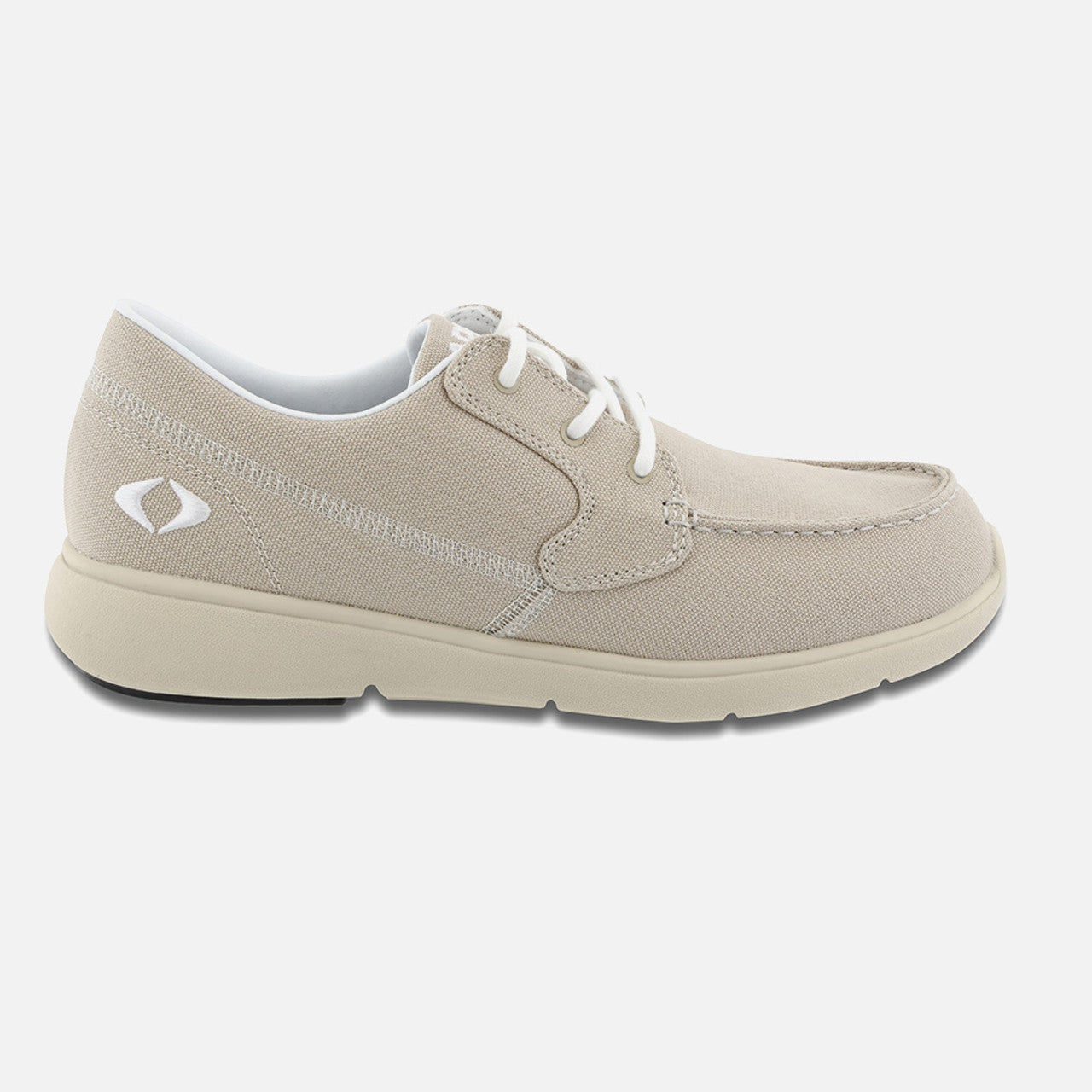Men's Moc Toe Canvas Loafer - Tan
