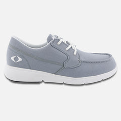 Men's Moc Toe Canvas Loafer - Gray