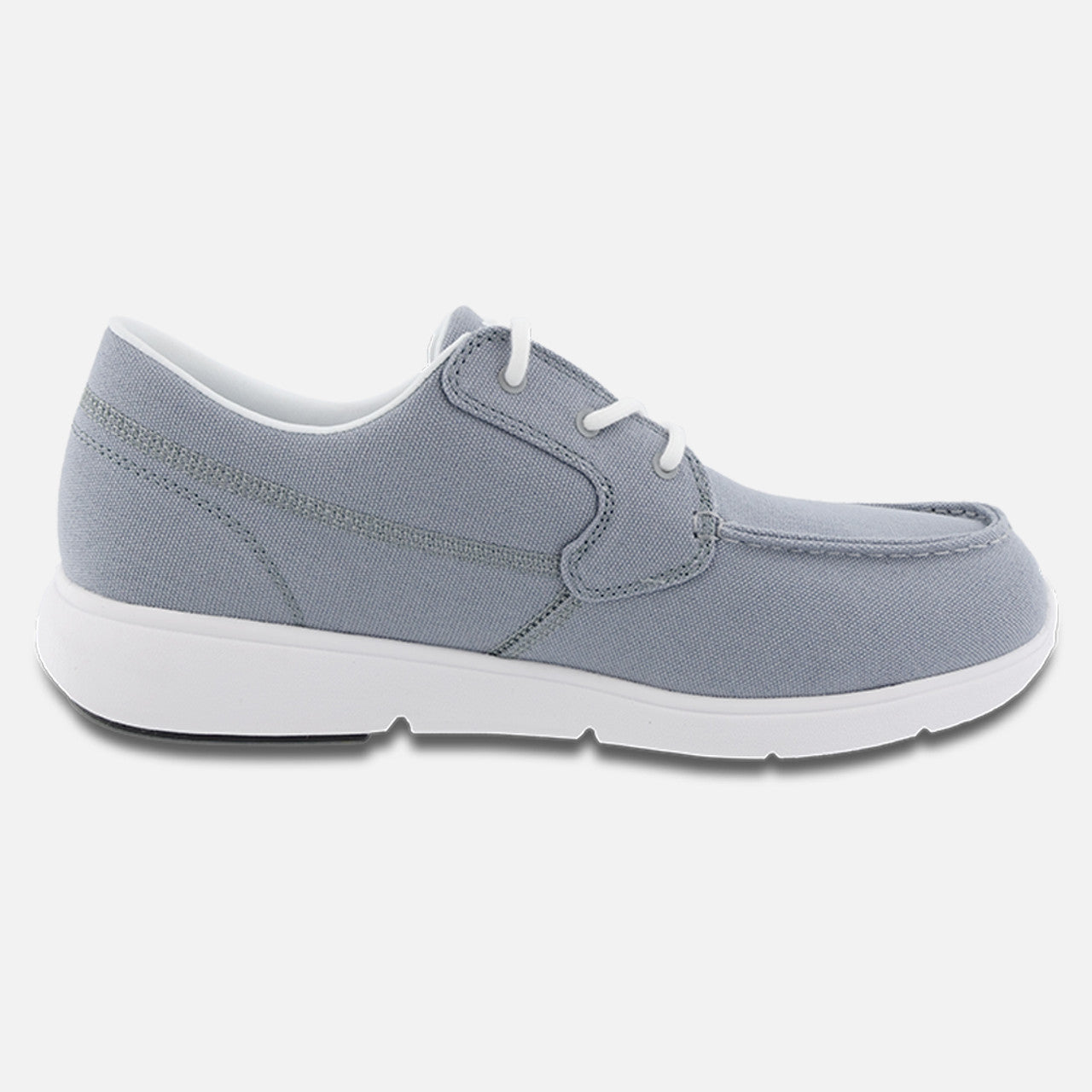 Men's Moc Toe Canvas Loafer - Gray